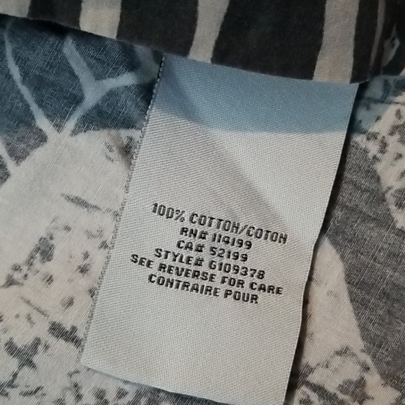 Quicksilver Hawaiian Boardriding floral print button up shirt large - Picture 7 of 10